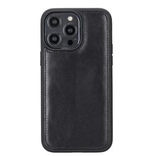 Carter iPhone 14 Plus Detachable Wallet Case, Rustic Black - Bouletta