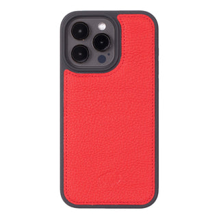 Carter iPhone 15 Pro Max Wallet Case, Pebble Red - BlackBrook Case