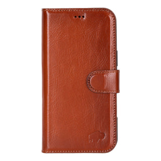 Carter iPhone 16 Plus Wallet Case, Burnished Tan - BlackBrook Case