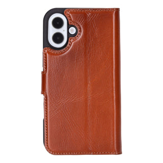 Carter iPhone 16 Plus Wallet Case, Burnished Tan - BlackBrook Case