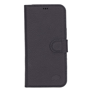 Carter iPhone 16 Pro Max Wallet Case, Pebble Black - BlackBrook Case