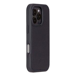 Carter iPhone 16 Pro Wallet Case, Pebble Black - BlackBrook Case