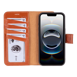 Carter iPhone 16e Wallet Case, Burnished Tan - BlackBrook Case