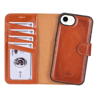 Carter iPhone 16e Wallet Case, Burnished Tan - BlackBrook Case