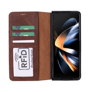 Carter Leather Samsung Galaxy Z Fold 5 Wallet Case - Bouletta