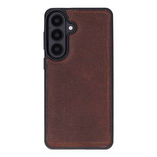 Carter Leather Samsung S26 Detachable Wallet Case, Saddle Brown - BlackBrook Case