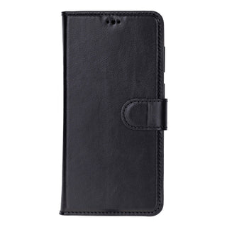 Carter Leather Samsung S26 Plus Detachable Wallet Case, Rustic Black - BlackBrook Case