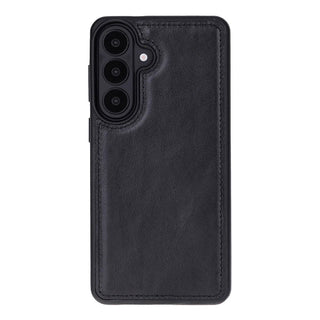 Carter Leather Samsung S26 Plus Detachable Wallet Case, Rustic Black - BlackBrook Case