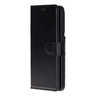 Carter Leather Samsung S26 Plus Detachable Wallet Case, Rustic Black - BlackBrook Case