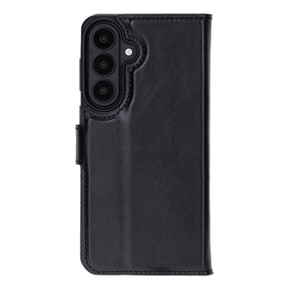 Carter Leather Samsung S26 Plus Detachable Wallet Case, Rustic Black - BlackBrook Case
