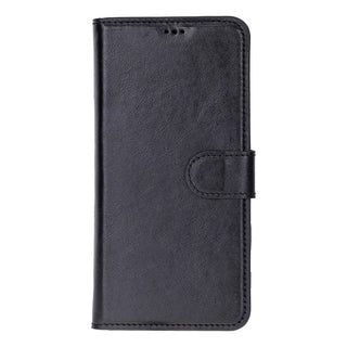 Carter Leather Samsung S26 Ultra Detachable Wallet Case, Rustic Black - BlackBrook Case