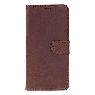 Carter Leather Samsung S26 Ultra Detachable Wallet Case, Saddle Brown - BlackBrook Case