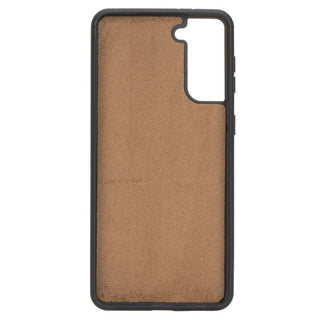 Carter Samsung Galaxy S21 Detachable Wallet Case, Rustic Tan - Bouletta