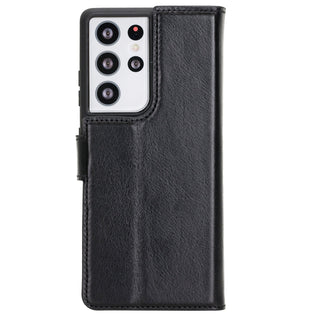 Carter Samsung Galaxy S21 Ultra Detachable Wallet Case, Rustic Black - Bouletta