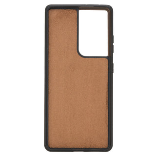 Carter Samsung Galaxy S21 Ultra Detachable Wallet Case, Rustic Tan - Bouletta