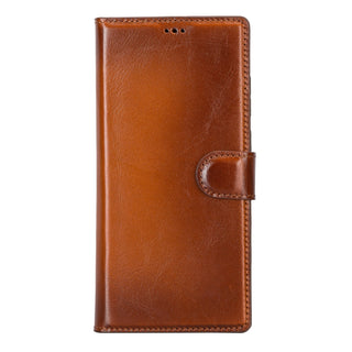 Carter Samsung Galaxy S22 Ultra Wallet Case, Rustic Tan - Bouletta