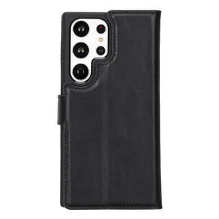 Carter Samsung Galaxy S23 Ultra Wallet Case, Rustic Black - Bouletta