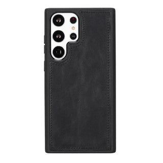 Carter Samsung Galaxy S23 Ultra Wallet Case, Rustic Black - Bouletta