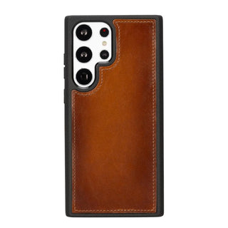 Carter Samsung Galaxy S23 Ultra Wallet Case, Rustic Tan - Bouletta