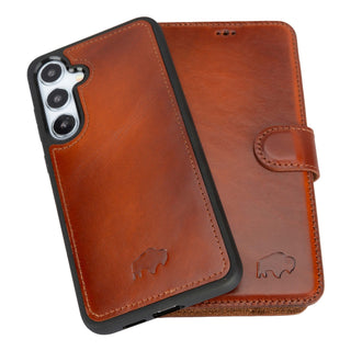 Carter Samsung Galaxy S25 Plus Wallet Case, Burnished Tan - BlackBrook Case