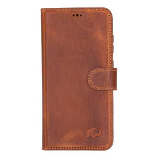 Carter Samsung Galaxy S25 Plus Wallet Case, Golden Brown - BlackBrook Case