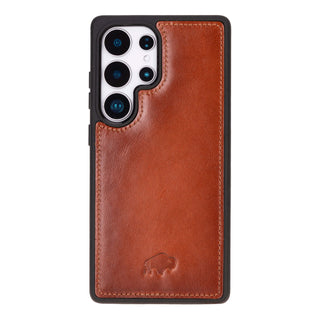 Carter Samsung Galaxy S25 Ultra Wallet Case, Burnished Tan - BlackBrook Case