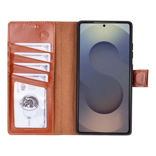 Carter Samsung Galaxy S25 Ultra Wallet Case, Burnished Tan - BlackBrook Case