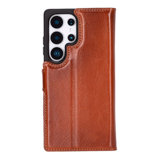 Carter Samsung Galaxy S25 Ultra Wallet Case, Burnished Tan - BlackBrook Case