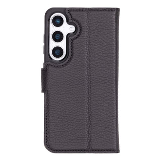 Carter Samsung Galaxy S25 Wallet Case, Pebble Black - BlackBrook Case