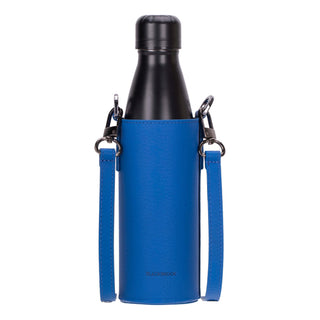Castaway Crossbody Water Bottle Holder, Blue - BlackBrook Case
