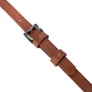 Castaway Full‑Grain Leather Crossbody Water Bottle Holder, Brown - BlackBrook Case