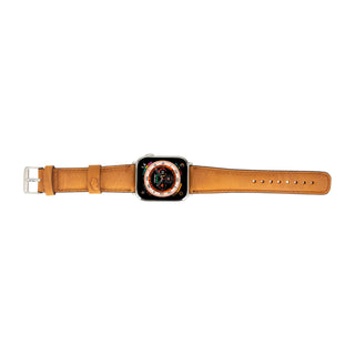 Classic Band for Apple Watch Ultra 49mm, Golden Brown - BlackBrook Case