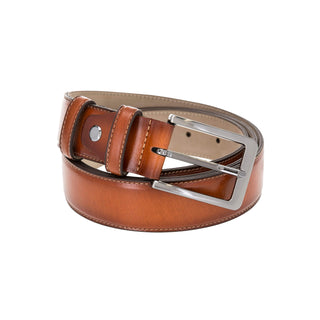 Classic Leather Belt, Burnished Tan - BlackBrook Case
