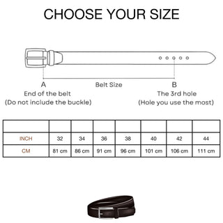 Classic Leather Belt, Tan - BlackBrook Case