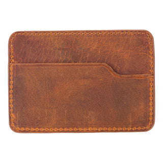 Cole Card Holder Wallet, Golden Brown - BlackBrook Case