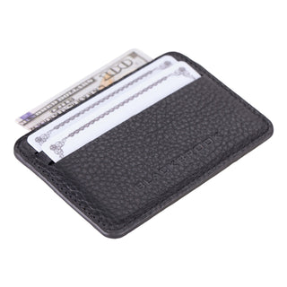 Cole Card Holder Wallet, Pebble Black - BlackBrook Case