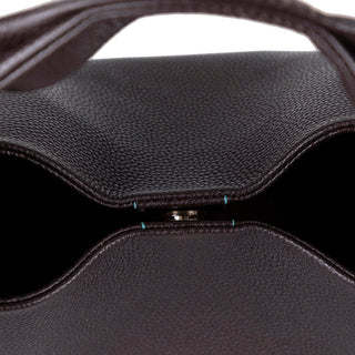 Cortina Women's Leather Bag, Brown - BlackBrook Case