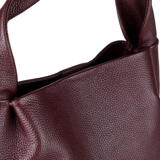 Cortina Women's Leather Bag, Burgundy - BlackBrook Case