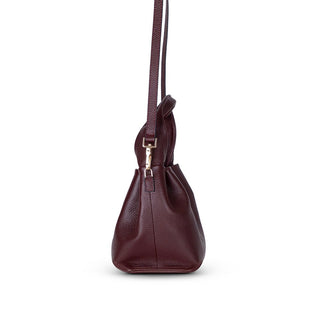 Cortina Women's Leather Bag, Burgundy - BlackBrook Case