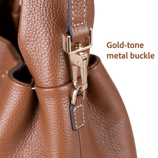 Cortina Women's Leather Bag, Tan - BlackBrook Case