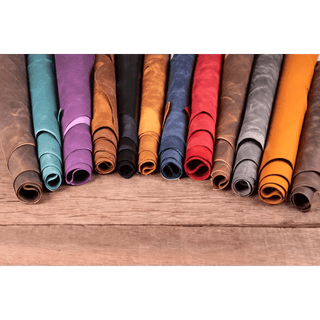 Custom Cut Genuine Leather Sheet for Crafting, Black - UnBranded