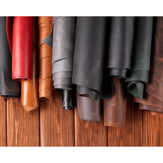 Custom Cut Genuine Leather Sheet for Crafting, Brown - UnBranded