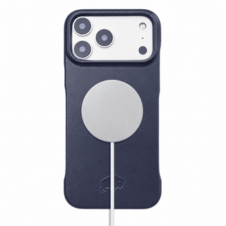 Dax Leather iPhone 17 Pro MagSafe Case, Deep Blue - BlackBrook Case