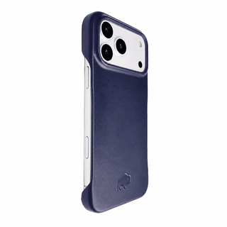 Dax Leather iPhone 17 Pro MagSafe Case, Deep Blue - BlackBrook Case