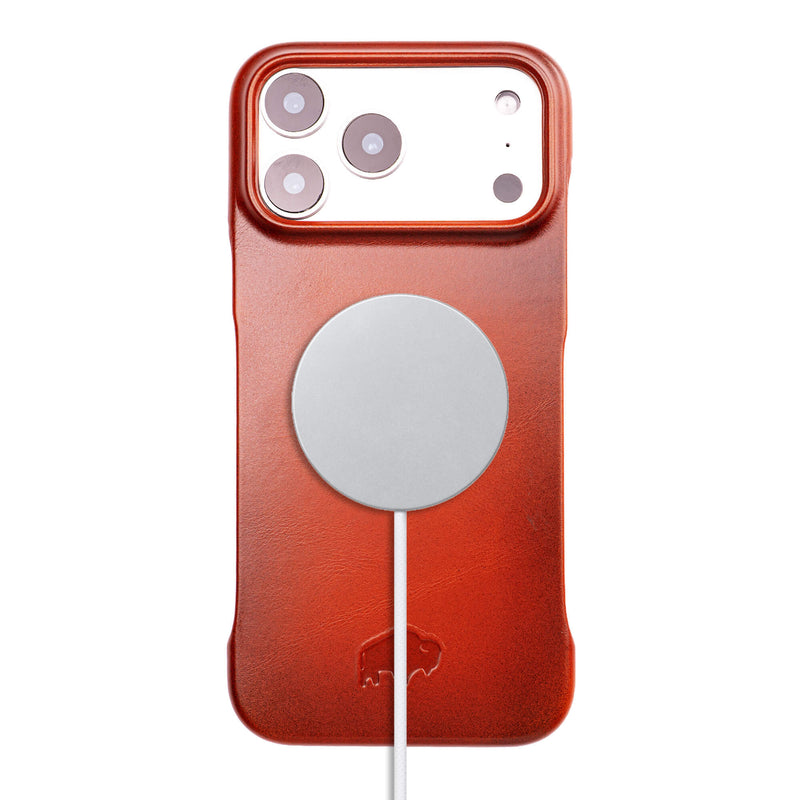 Dax Leather iPhone 17 Pro Max MagSafe Case, Burnished Tan - BlackBrook Case