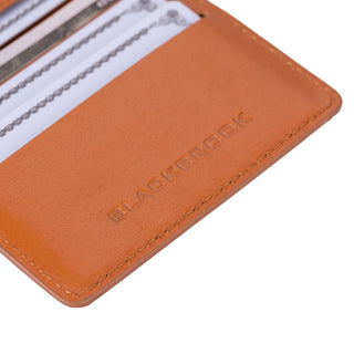 Dean Card Wallet, Burnished Tan - BlackBrook Case