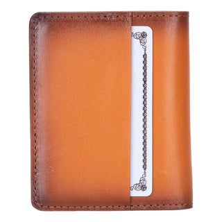 Dean Card Wallet, Burnished Tan - BlackBrook Case