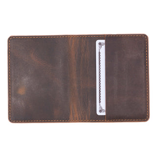 Dean Card Wallet, Distressed Coffee - BlackBrook Case