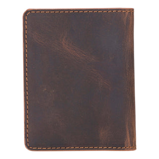 Dean Card Wallet, Distressed Coffee - BlackBrook Case