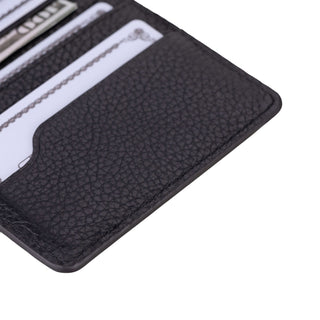 Dean Card Wallet, Pebble Black - BlackBrook Case